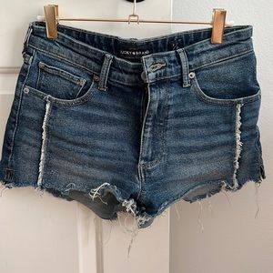 Lucky Brand High Rise Shortie Shorts